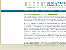 Tablet Screenshot of hnhimmigration.com